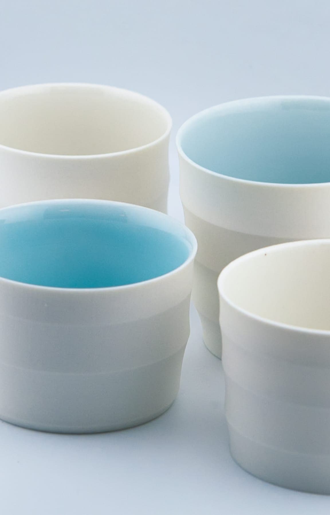 Porcelain cups, set of four